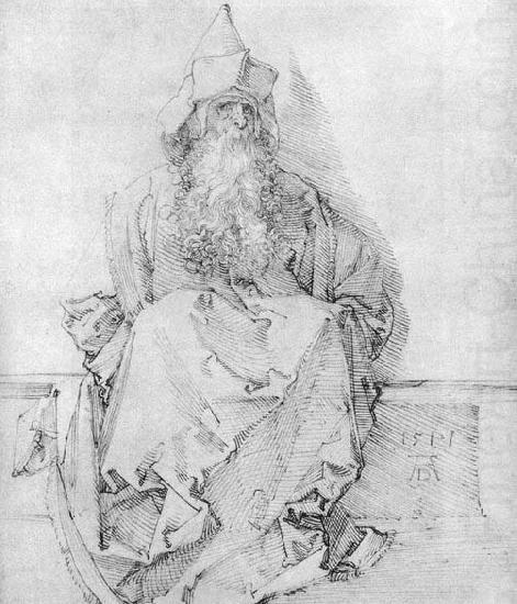 Albrecht Durer Seated Prophet oil painting picture
